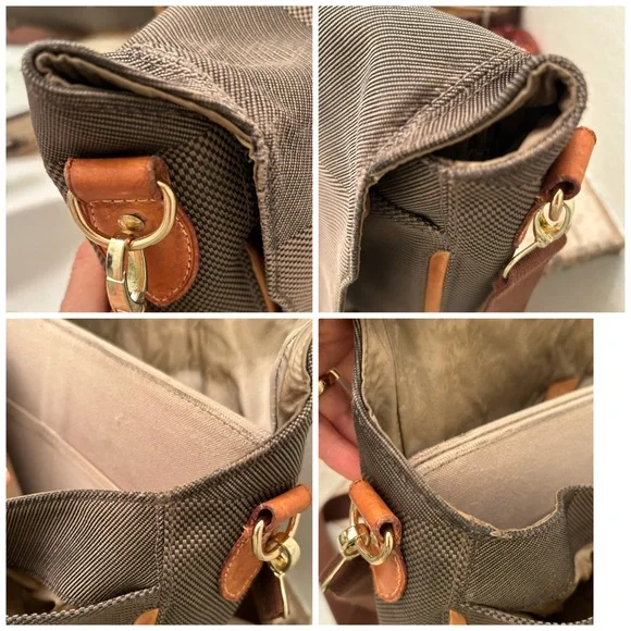 Authentic Louis Vuitton Large Canvas Fabric Messenger Crossbody Bag WITH COA - Picture 6 of 16